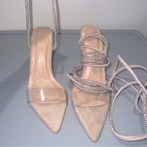 Wrap Around thigh high heels